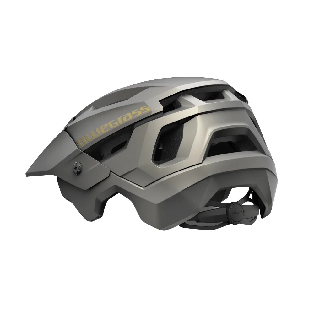 Casco MTB Bluegrass Roque Solar Gris espalda
